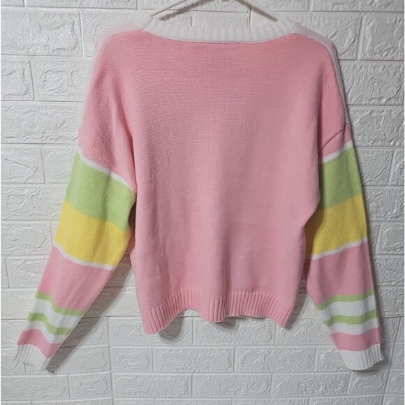 Strawberry Shortcake Pullover Sweater Berry Sweet Women's Large 2025 - Picture 4 of 12